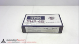 THK SHS-45, LINEAR BEARING BLOCK, 10MM MOUNTING HOLES