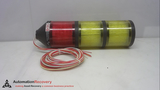 SCC 4000-BR-Y-Y-120V LED STACK LIGHTS,120V AC, CLR: YELLOW-YELLOW-RED,