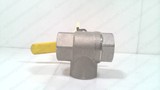 APOLLO 76-607-01 STAINLESS STEEL THREADED 3-WAY BALL VALVE