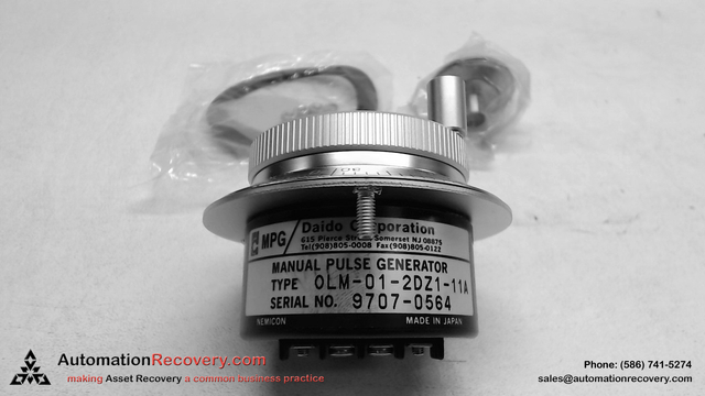 Manual Pulse Generator OLM-01-2Z1-51A Warranty Used Daido Corp Jog Wheel 