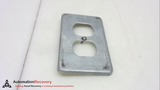 APPLETON FSK-1DR , STEEL DUPLEX RECEPTACLE COVER, 1 GANG