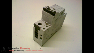 SIEMENS 5SY4116-7 CIRCUIT BREAKER ATTACHED 5ST3010 AUXILIARY SWITCH