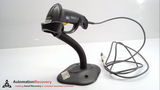 H.H. BARNUM LS2208-SR20007R-UR BARCODE SCANNER W/CABLE AND STAND