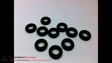 AIN PLASTICS GR3031A  OPEN HOLE GROMMET BLACK RUBBER