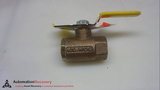 APOLLO 75-103-41, TWO-WAY BRONZE BALL VALVE, 1/2