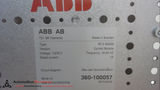 ABB IRC5 M2004, CONTROL MODULE,  RATED CURRENT: 1A,  VOLTAGE: 230V,