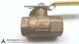 APOLLO 75-106-41, 2-PIECE INLINE BALL VALVE, 1 1/4