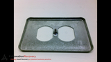 APPLETON FSK-1DR , STEEL DUPLEX RECEPTACLE COVER, 1 GANG