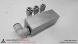 VALVE BLOCK WITH 90 DEG FITTINGS