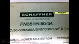 SCHAFFNER FN351H-80-34 POWER LINE FILTER, 3X520VAC, 50-60HZ, 80A
