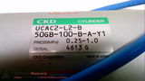 CKD UCAC2-L2-B-50GB-100-B-A-Y1, POSITION LOCKING CLAMP CYLINDER,