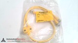 Turck VB2-RSC 4.4T-0.3/2RKC 4T-0.3/0.3/S1587 Connecting Cable Twin Junction 