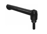 TE-CO 70676 Clamp Lever Size 4 Zinc Classic Style with Steel Stud Insert 3/8-16 x .590, Screw and Spring