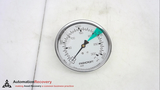 ASHCROFT 1008SL, LIQUID FILLABLE PRESSURE GAUGE, 100MM, PSI 0-300,