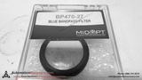 MIDWEST OPTICAL SYSTEMS BP470-27 BLUE BANDPASS FILTER 27MM