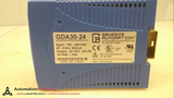 GENESIS AUTOMATION GDA30-24, SLIM POWER SUPPLY, 100-240VAC, 24VDC, 30W