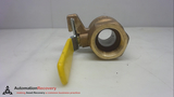 APOLLO 75-107-01, BRONZE BALL VALVE, 1-1/2 INCH