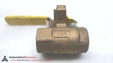 APOLLO 75-106-41, 2-PIECE INLINE BALL VALVE, 1 1/4