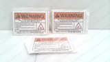 BRADY 101950, WARNING! ARC FLASH AND SHOCK HAZARD, 3.5X5