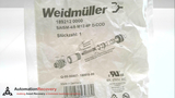 WEIDMULLER 189212 0000, SAI M12 PLUG, SHIELDED, SAISM-4/8-M12-4P D-COD