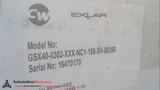 EXLAR GSX40-0302-XXX-NC1-158-XH-68268 SERVO MOTOR, 24 V DC, 400 VRMS,