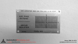 25961193 , AIR PIN LOCATION DIE TAG